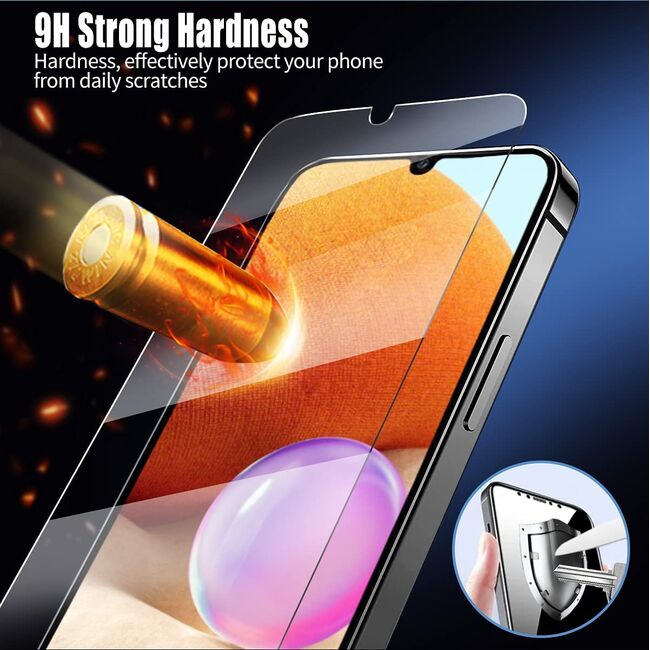 Folie din sticla securizata pentru Samsung Galaxy A03 9H Hardness, Anti-Scratch
