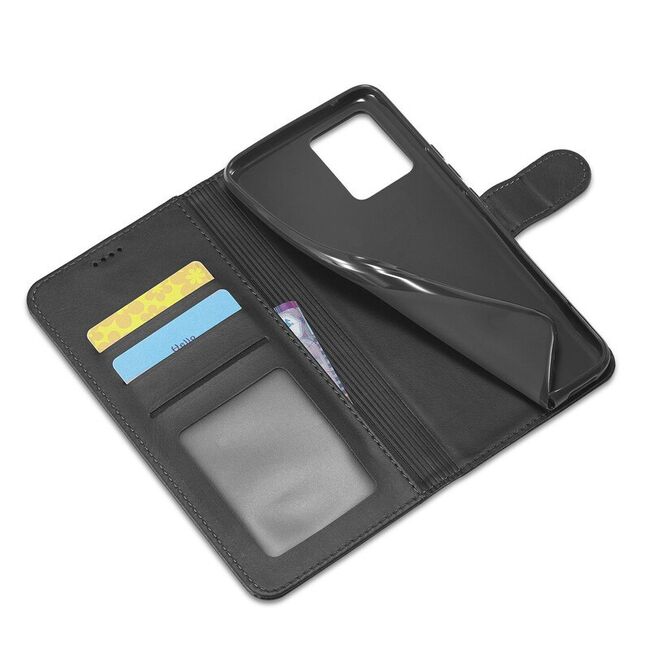 Husa pentru Realme C35 Wallet Pro tip carte, negru