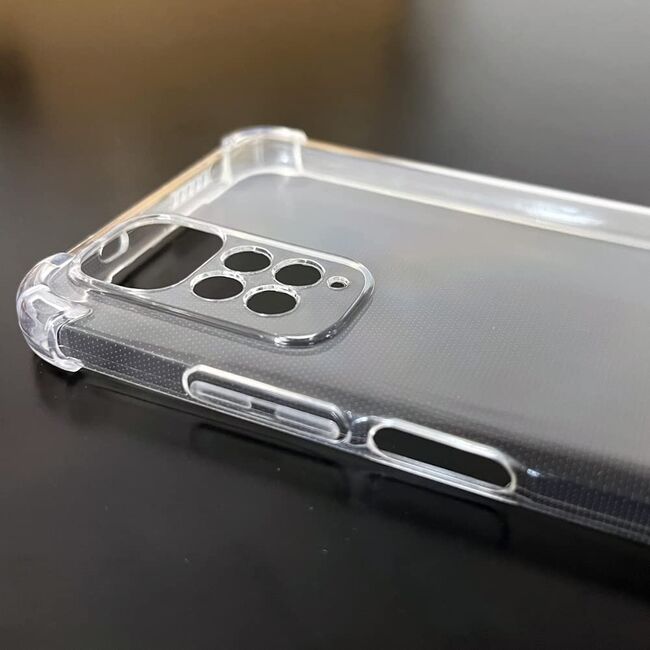 Pachet 360: Folie din sticla + husa pentru Xiaomi Redmi Note 11 4G / Note 11s Anti-Shock 1.5mm, transparent