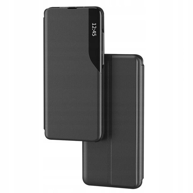 Husa pentru Samsung Galaxy M53 Smart View Clear, negru