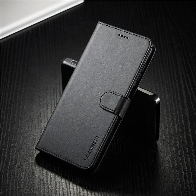 Husa pentru Xiaomi 12, 12X  Wallet tip carte, negru