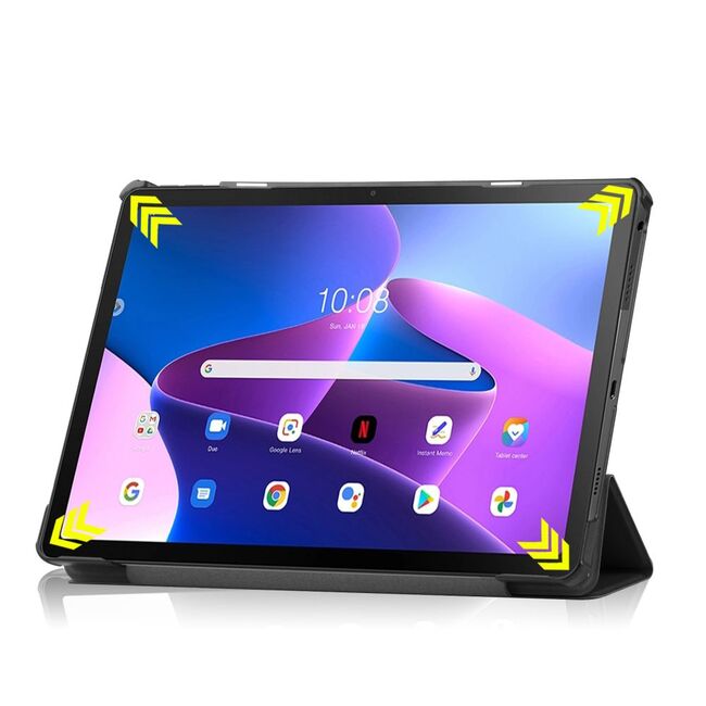 Husa tableta Lenovo Tab M10 Plus 10.6 inch (3rd Gen) TB-125F, TB-128F Procase + stylus cadou, negru