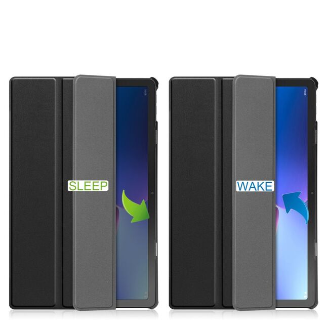 Husa tableta Lenovo Tab M10 Plus 10.6 inch (3rd Gen) TB-125F, TB-128F Procase + stylus cadou, negru