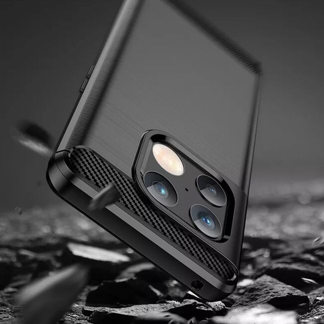 Husa pentru OnePlus 10 Pro 5G Carbon - negru