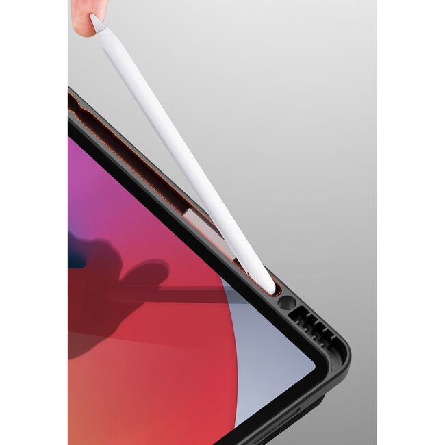 Husa pentru iPad Pro 12.9 inch 2022, 2021, 2020 DUX DUCIS Domo Multi-angle Stand Smart Sleep Function, navy blue