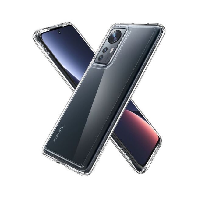 Pachet 360: Folie din sticla + Husa pentru Xiaomi 12, 12X Anti-Shock 1.5mm, transparent