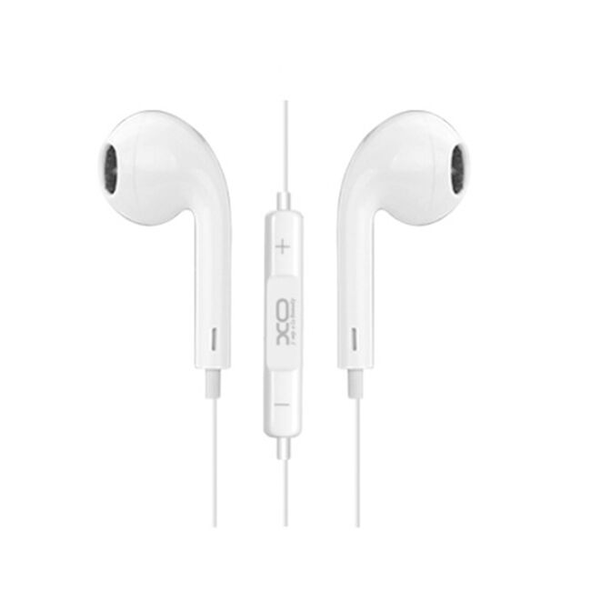 Casti In-Ear XO Design S8 jack 3,5mm, Cu Microfon, Handsfree, alb