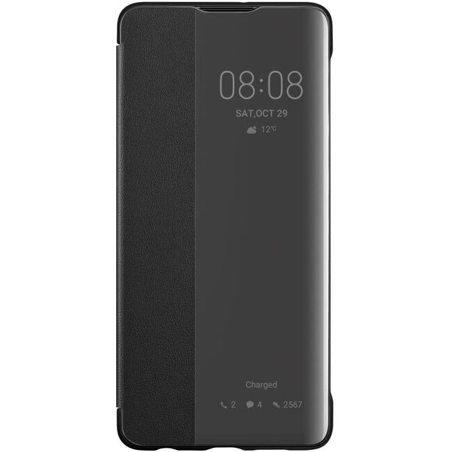 Husa pentru Huawei Nova 9 Smart View Flip Case, Mirror Plating Full Body 360, negru