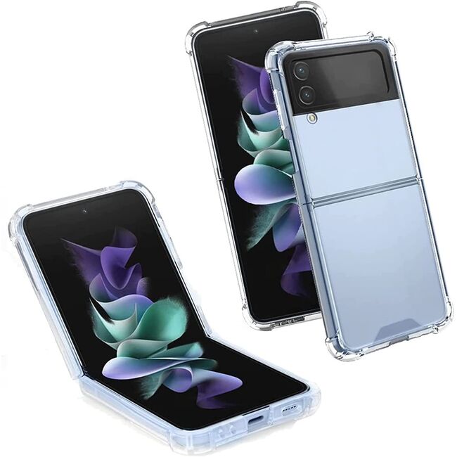 Husa pentru Samsung Galaxy Z Flip 4 Anti-Shock 1.5mm, transparent