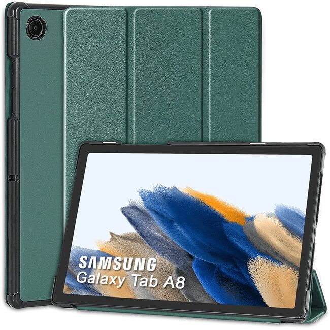 Husa Samsung Galaxy Tab A8 10.5 2021 X200, X205, ProCase UltraSlim de tip stand, smarald