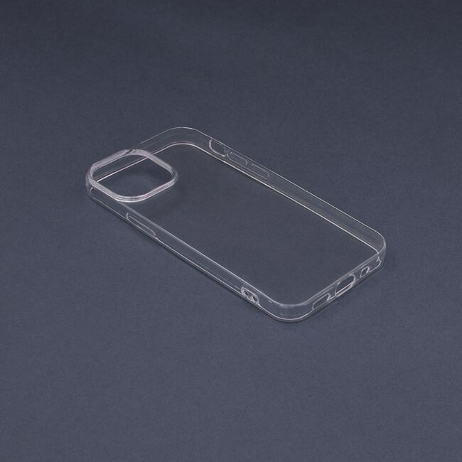 Husa iphone 13, din silicon tpu slim, techsuit - transparent
