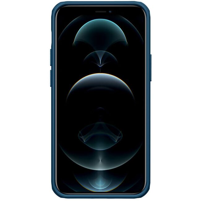 Husa iphone 13, super frosted shield, nillkin - albastru