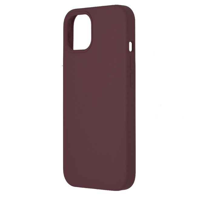 Husa iphone 13 din silicon moale, techsuit soft edge - plum violet