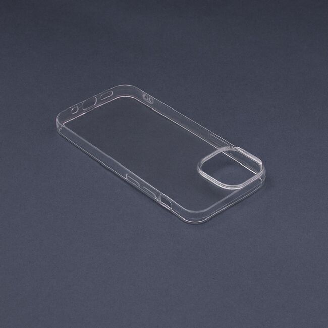Husa iphone 13 mini, din silicon tpu slim, techsuit - transparent