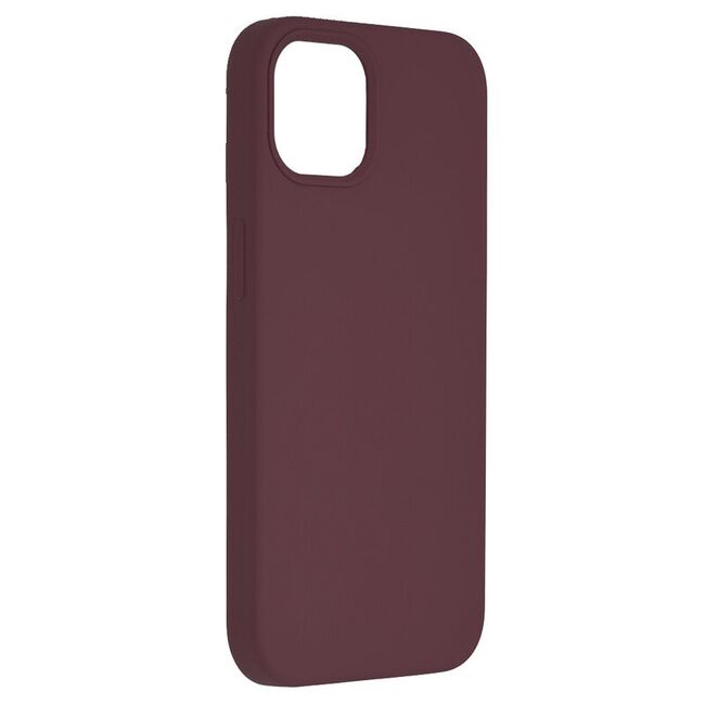 Husa iphone 13 mini din silicon moale, techsuit soft edge - plum violet