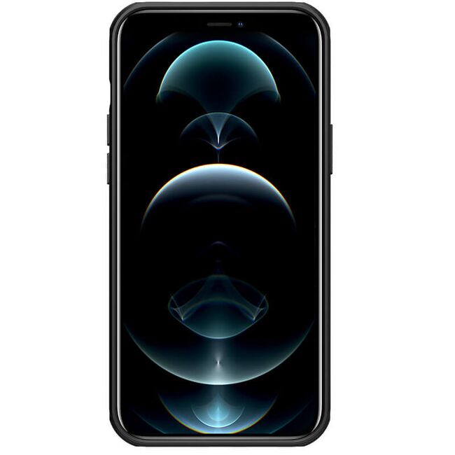 Husa iphone 13 pro max, super frosted shield, nillkin - negru
