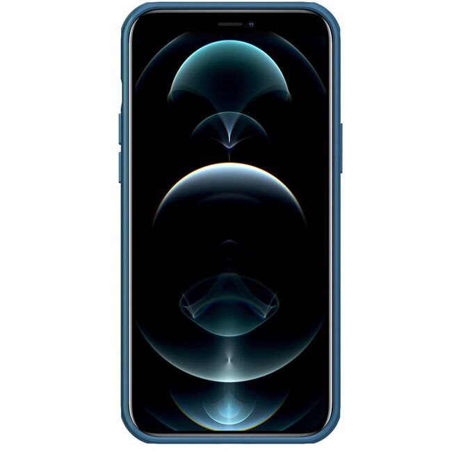 Husa iphone 13 pro max, super frosted shield pro, nillkin - albastru