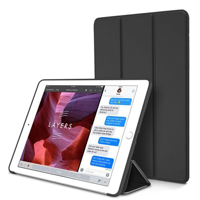 Husa apple ipad mini 6 (2021), techsuit foldpro - negru