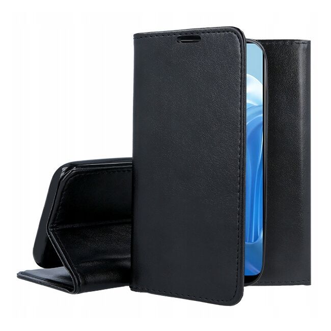 Husa pentru Motorola Moto G22, E22s, E32, E32s Wallet tip carte, negru