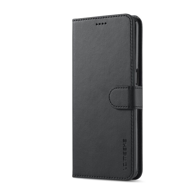 Husa pentru Oppo Reno 7 4G Wallet Premium tip carte, negru