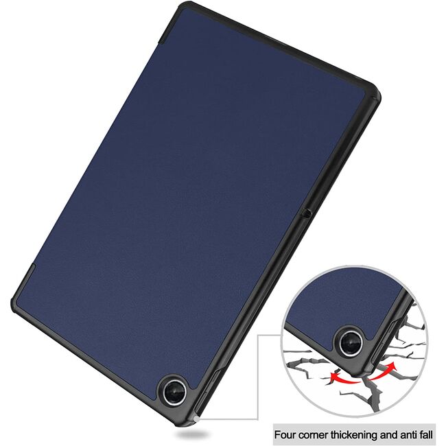 Husa tableta Lenovo Tab M10 Plus 10.6 inch (3rd Gen) TB-125F, TB-128F Procase + stylus cadou, navy blue