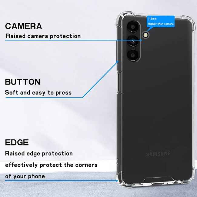 Husa pentru Samsung Galaxy A04s Anti-Shock 1.5mm, transparent