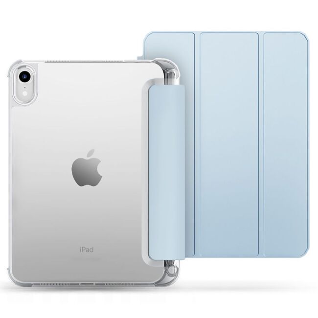 Husa pentru Ipad Air 4 2020 / Ipad Air 5 2022 Smartcase cu slot pentru Apple Pen, albastru deschis