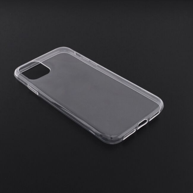 Husa iphone 11, din silicon tpu slim, techsuit - transparent