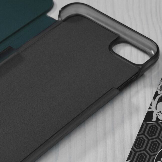 Husa iPhone 6 / 6S Eco Leather View Flip Tip Carte - Verde