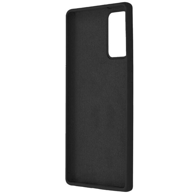 Husa samsung galaxy note 20 din silicon moale, techsuit soft edge - negru