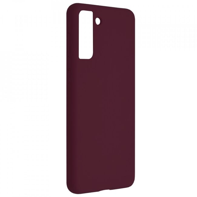 Husa samsung galaxy s21 plus din silicon moale, techsuit soft edge - plum violet