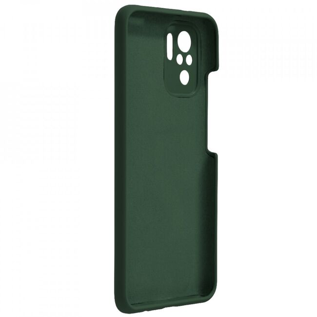 Husa xiaomi redmi note 10 / 10s din silicon moale, techsuit soft edge - dark green