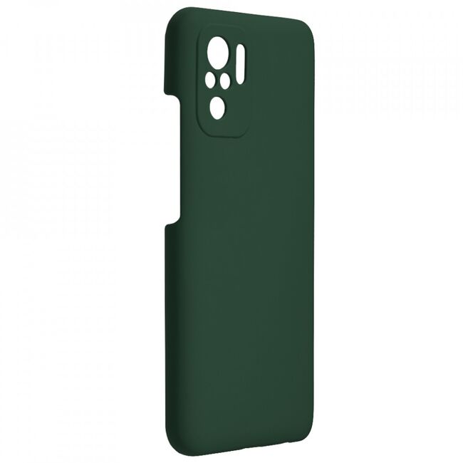 Husa xiaomi redmi note 10 / 10s din silicon moale, techsuit soft edge - dark green
