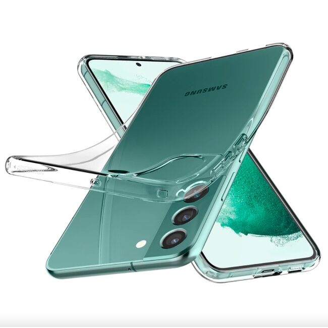 Husa samsung galaxy s22 plus, liquid crystal spigen - clear