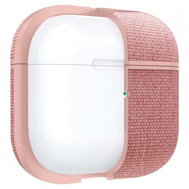 Husa Apple AirPods 3 Spigen Urban Fit cu holder metalic, roz