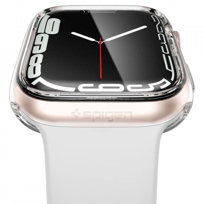 Husa Apple Watch 7 / 8 41mm Spigen Ultra Hybrid, crystal clear