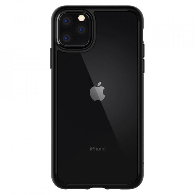 Husa iphone 11 pro, ultra hybrid spigen - negru