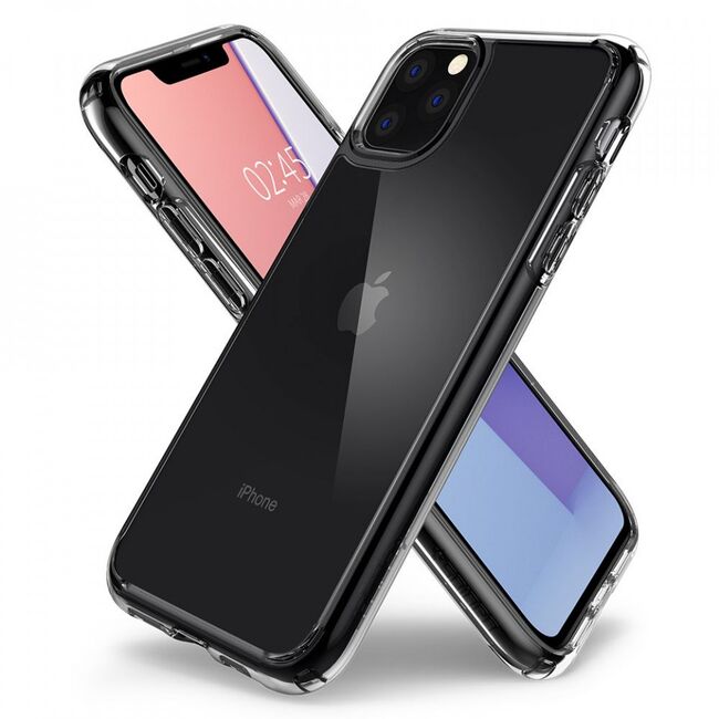 Husa iphone 11 pro max, ultra hybrid spigen - clear