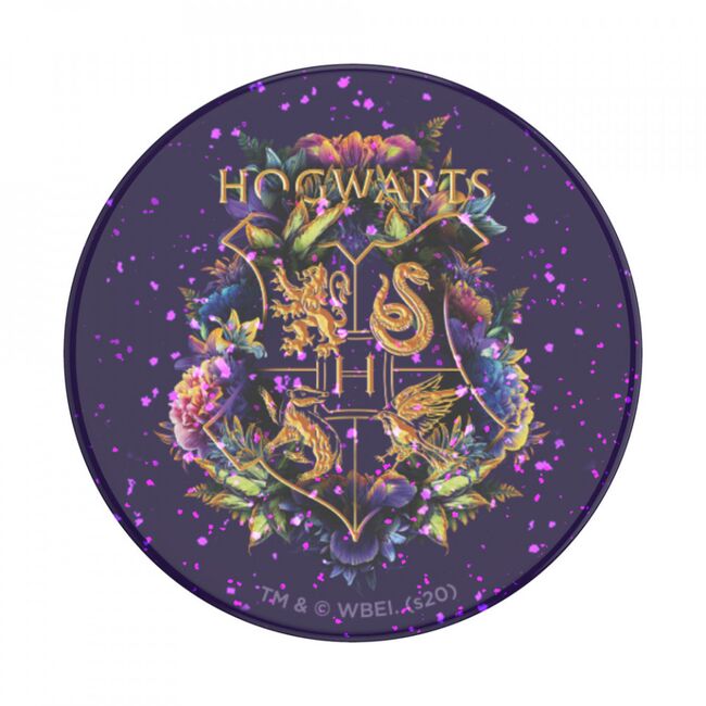 Popsockets original, suport cu diverse functii - harry potter - hogwarts floral glitter