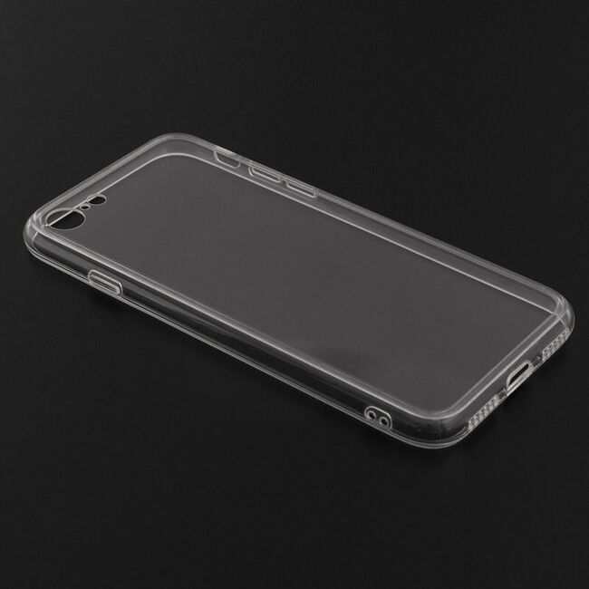 Husa iphone 7 / 8 / se 2020, din silicon tpu slim, techsuit - transparent