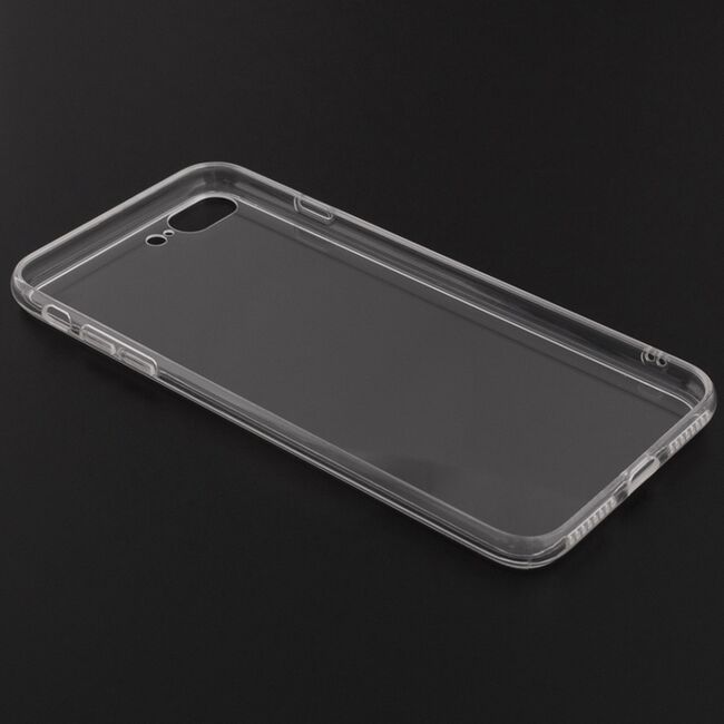 Husa iphone 7 plus / 8 plus din silicon tpu slim, techsuit - transparent