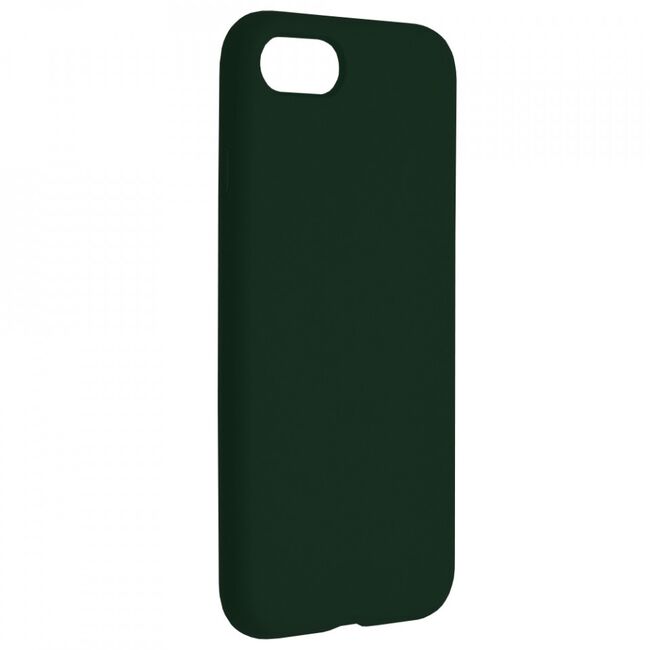 Husa iphone 7 / 8 / se 2020 din silicon moale, techsuit soft edge - dark green