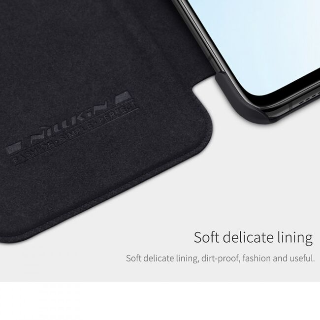 Husa samsung galaxy s21 plus, qin leather case, nillkin - rosu