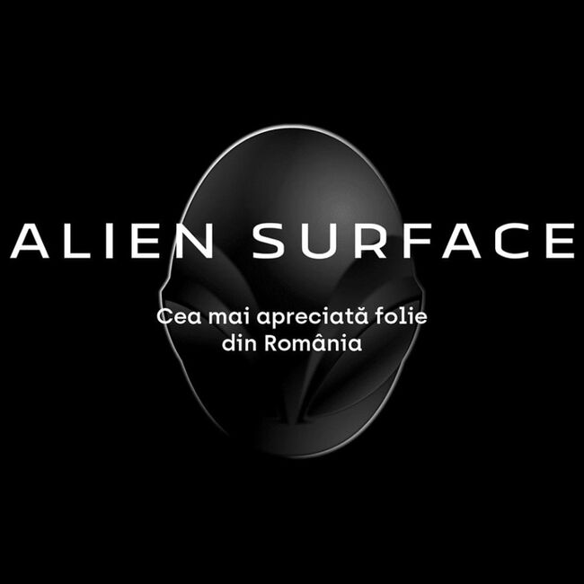 Folie 360° iphone 12 pro max [ecran+margini+spate] alien surface - transparent