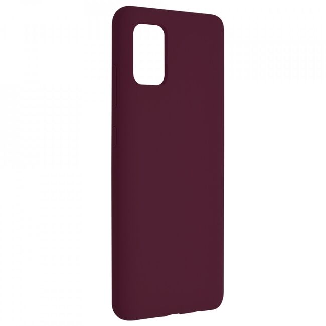 Husa samsung galaxy a51 din silicon moale, techsuit soft edge - plum violet