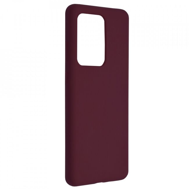 Husa samsung galaxy s20 ultra din silicon moale, techsuit soft edge - plum violet