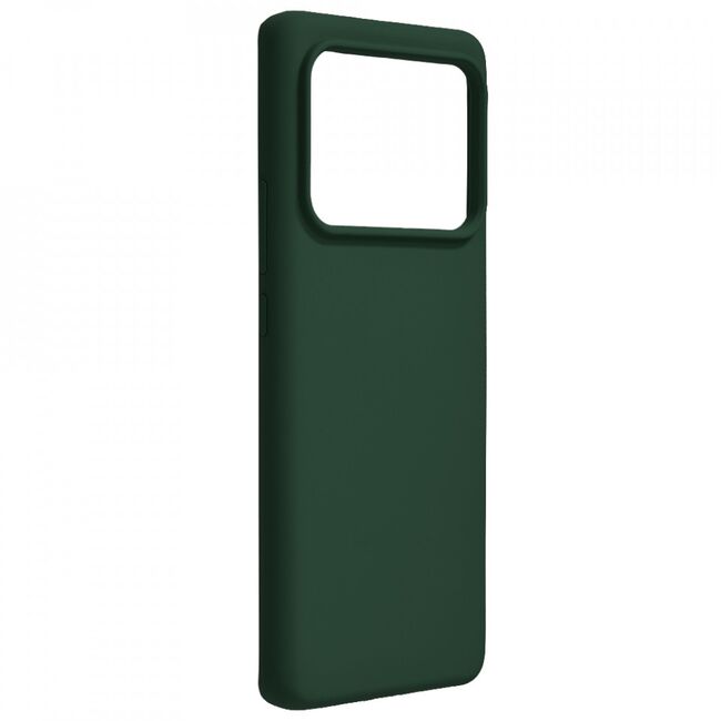 Husa xiaomi mi 11 ultra din silicon moale, techsuit soft edge - dark green