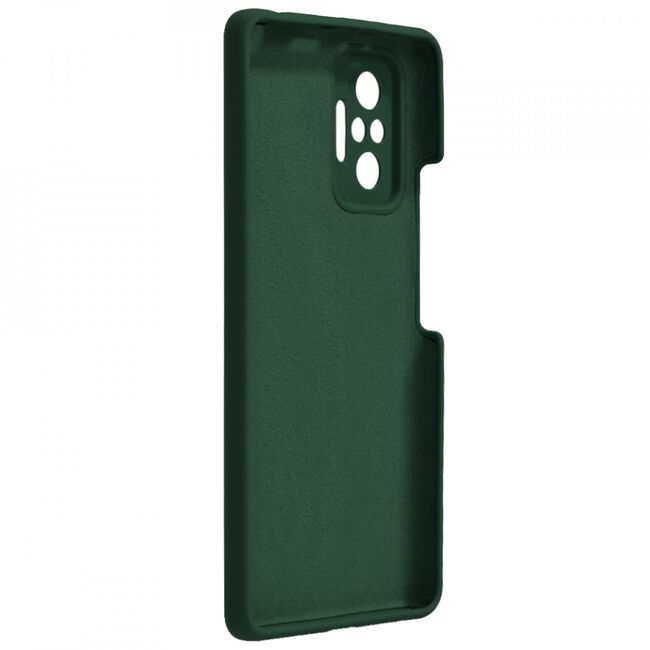 Husa xiaomi redmi note 10 pro din silicon moale, techsuit soft edge - dark green