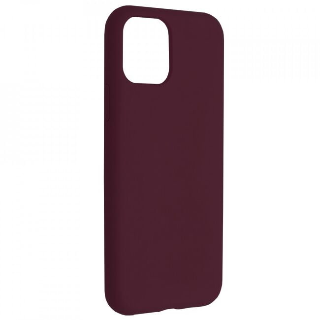 Husa iphone 11 pro din silicon moale, techsuit soft edge - plum violet