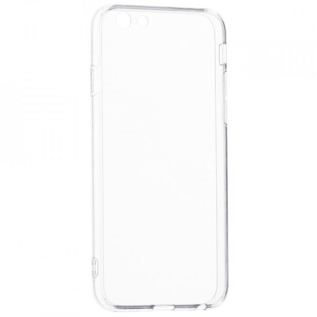 Husa iphone 6 / 6s, din silicon tpu slim, techsuit - transparent